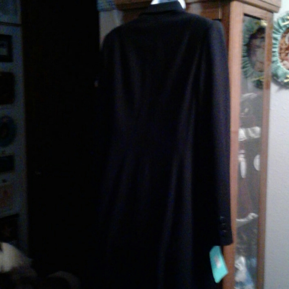 NWT,Vintage 90s,CLASSY,Long, Black, Blazer/Jacket/Dress by Classiques Entierπ€ - Picture 3 of 14